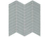 Anatolia - Element - Shadow - Mosaïque de verre lustrée à chevrons 29,8 x 29,8 cm (12 x 12 po)