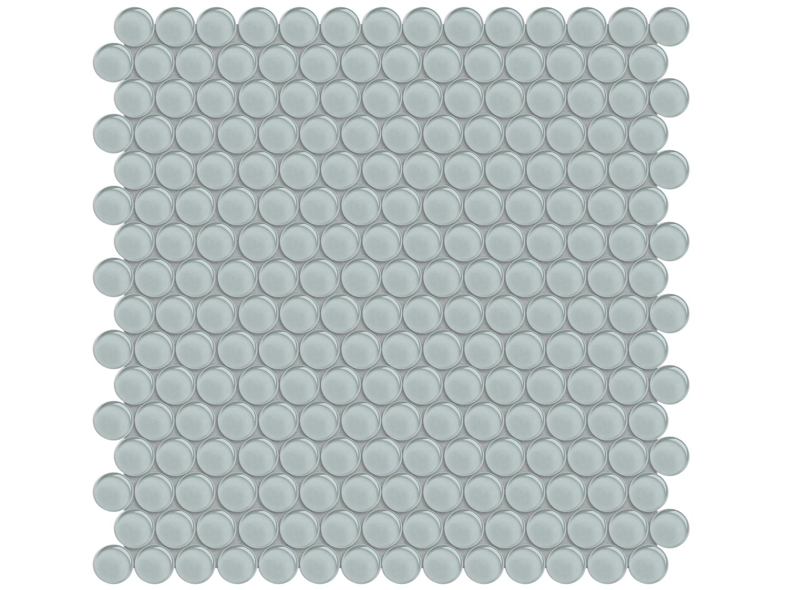 Anatolia - Element - Cloud - Mosaïque de verre lustrée à pastilles rondes 29,8 x 29,8 cm (12 x 12 po)