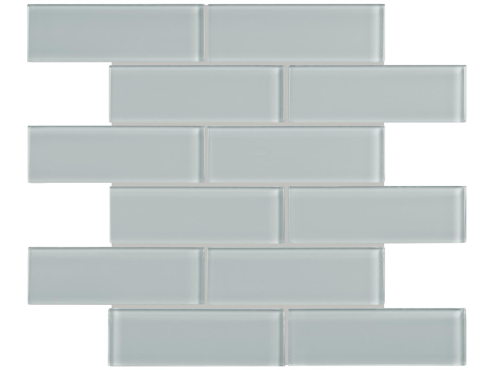 Anatolia - Element - Cloud - Mosaïque de verre lustrée en briquettes 5 x 15 cm (2 x 6 po)