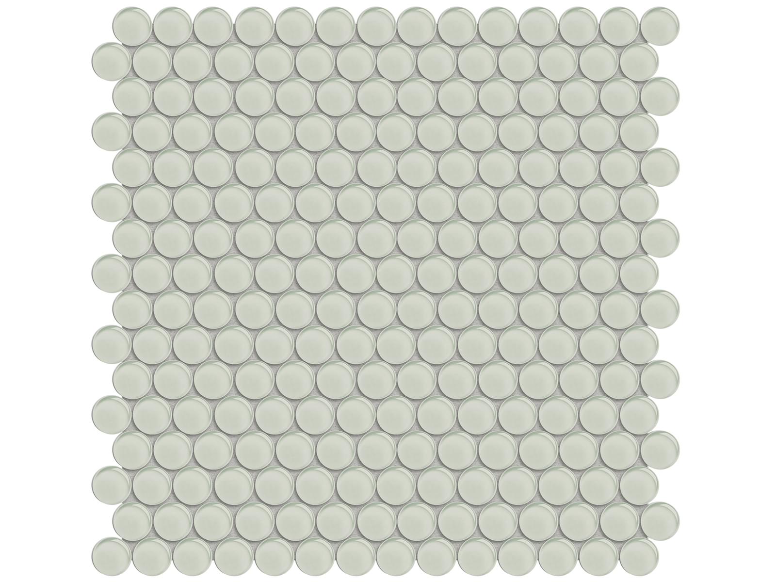 Anatolia - Element - Sand - Mosaïque de verre lustrée à pastilles rondes 29,8 x 29,8 cm (12 x 12 po)