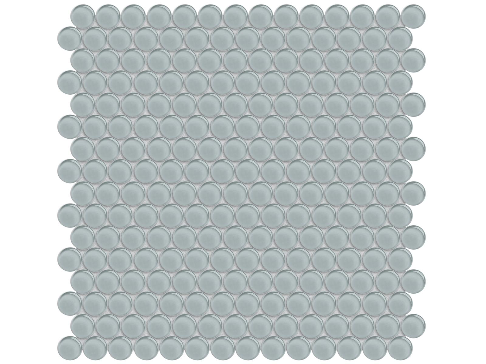 Anatolia - Element - Shadow - Mosaïque de verre lustrée à pastilles rondes 29,8 x 29,8 cm (12 x 12 po)