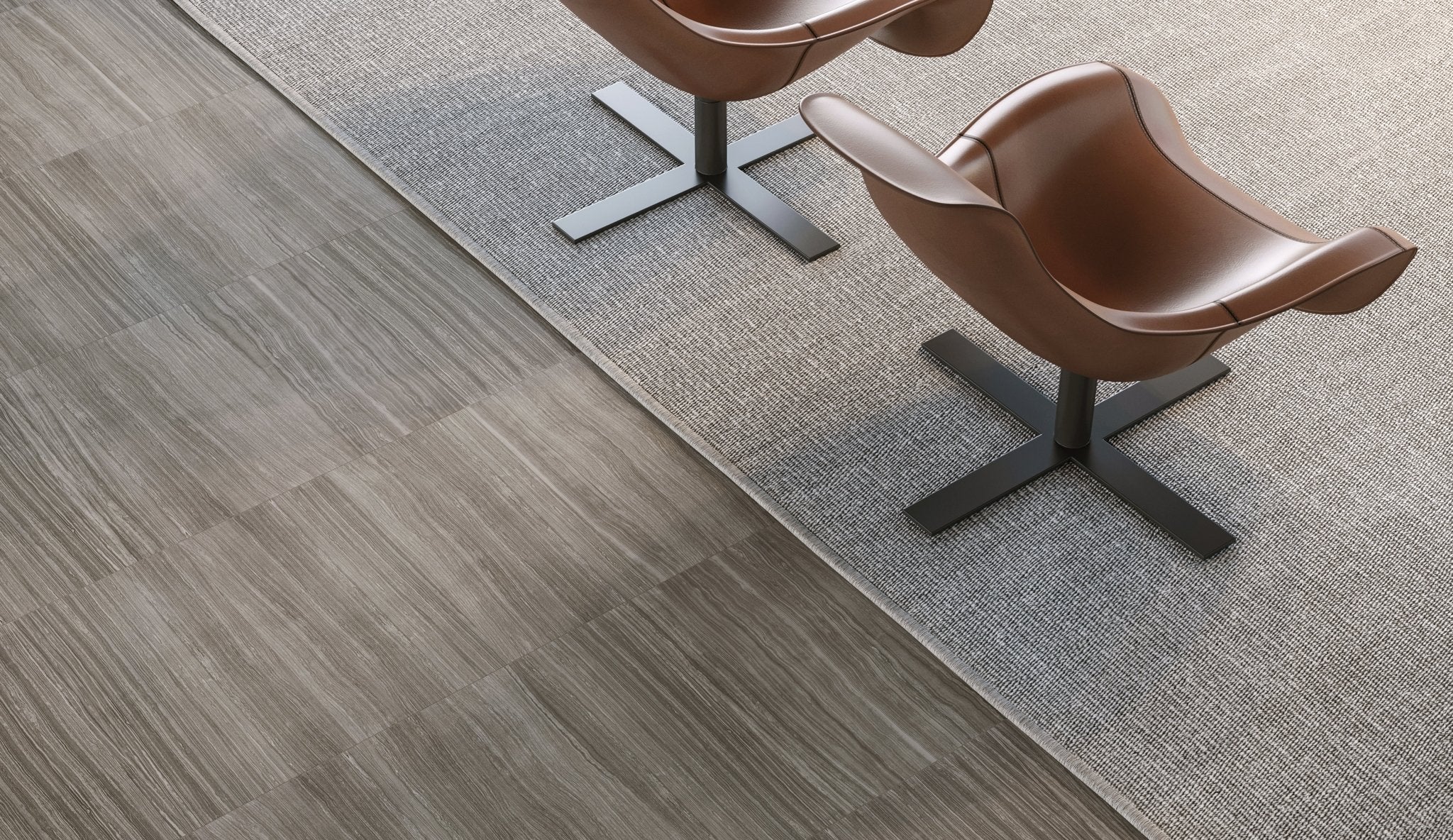 Anatolia - Eramosa Sand Random Strip Matte Glazed Porcelain Mosaic || 4501-0091-0 - Ceramed