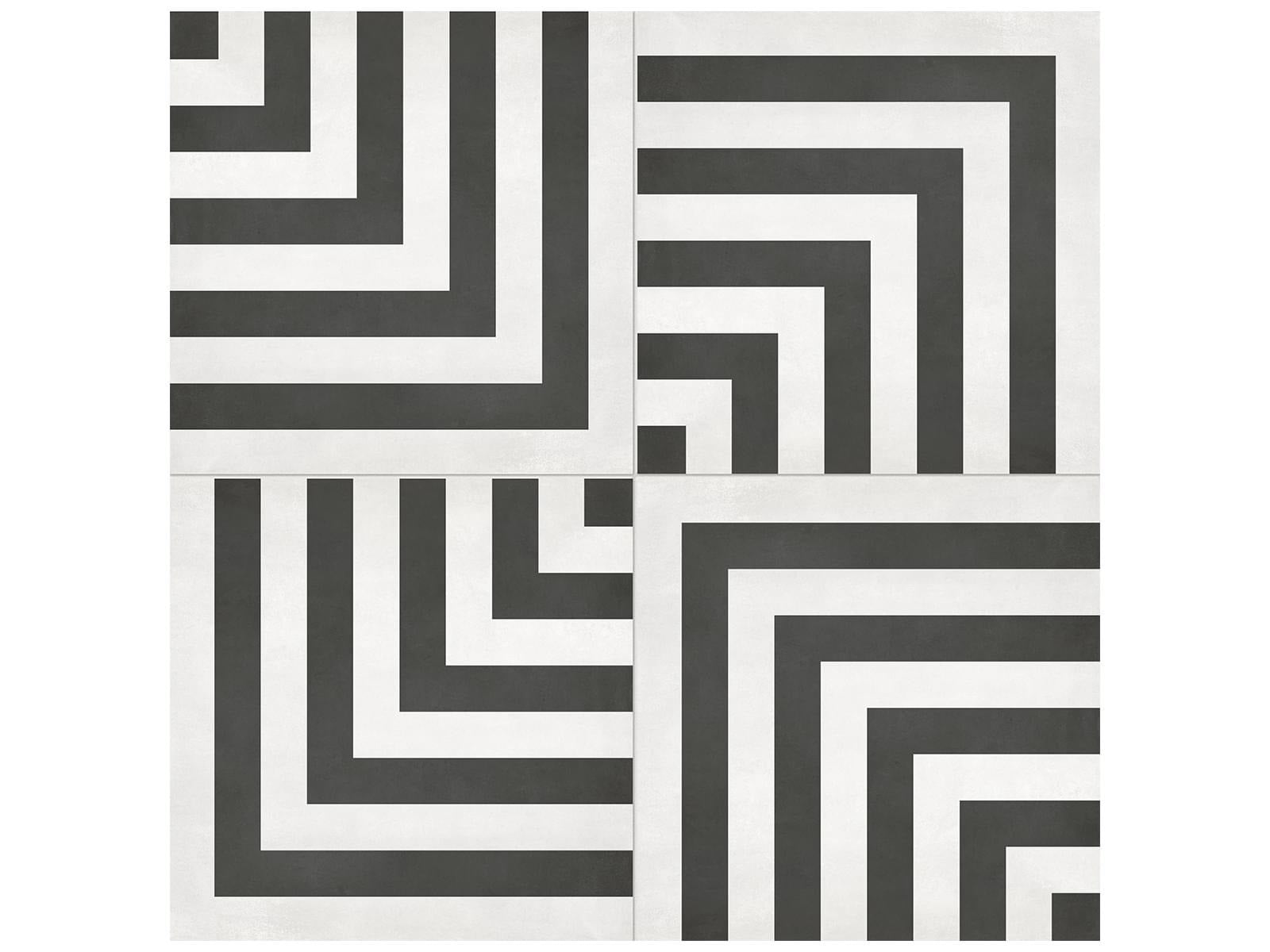 Anatolia - Form - Monochrome - Tuile décorative Geo de porcelaine émaillée mate 20 x 20 cm (8 x 8 po)