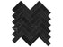 Anatolia - Galaxia Nero Mosaïque - 1.25" x 4" Herringbone ||5001-0302-0 - Ceramed