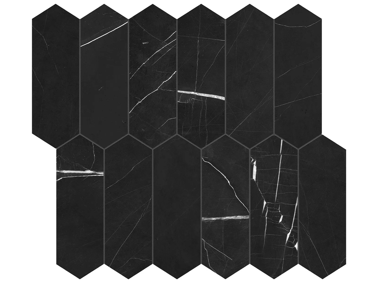 Anatolia - Galaxia Nero Mosaïque - 2" x 6" Picket ||5001-0303-0 - Ceramed