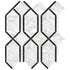Anatolia - La Marca - Arabescato - Mosaïque Modella poli ||4501-0405-1 - Ceramed