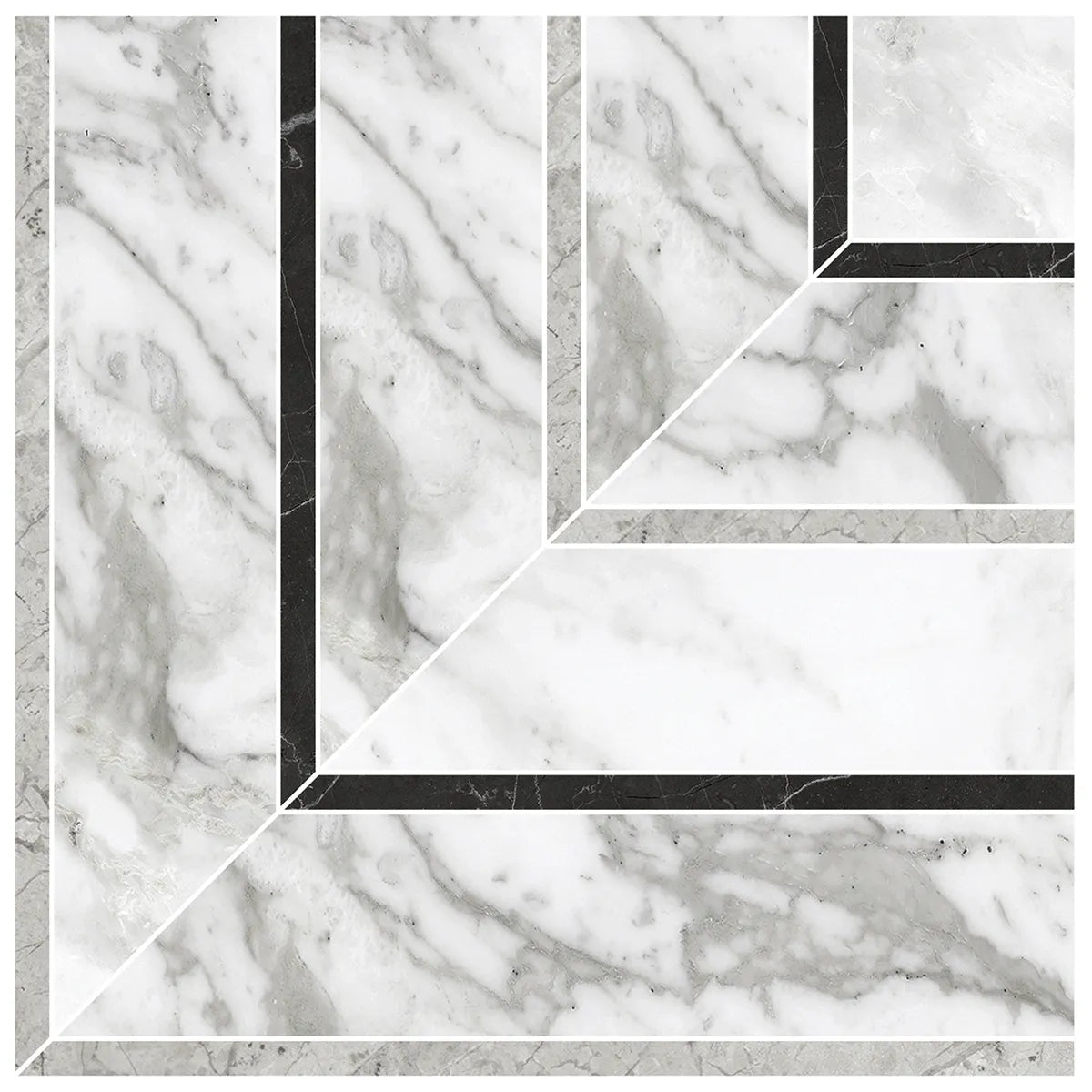 Anatolia - La Marca - Arabescato - Mosaïque Picco adouci ||4501-0399-0 - Ceramed