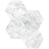Anatolia - La Marca - Carrara Gioia - Mosaïque Hexagon adoucie 15 cm (6 po) ||4501-0334-2 - Ceramed