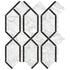 Anatolia - La Marca - Carrara Gioia - Mosaïque Modella poli ||4501-0408-0 - Ceramed