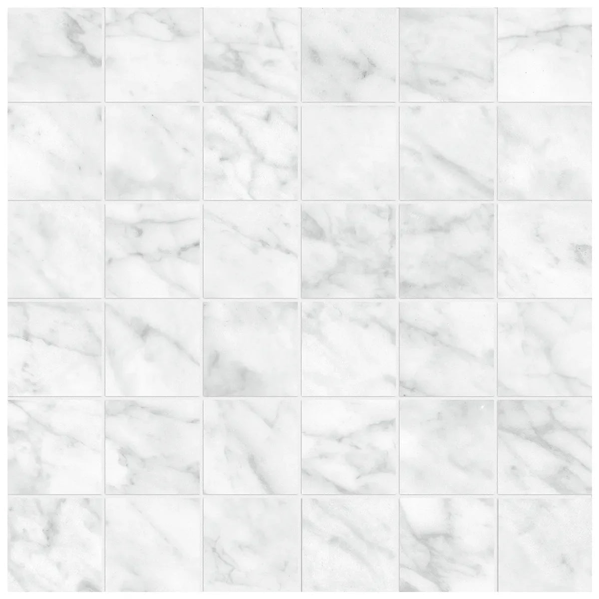 Anatolia - La Marca - Carrara Gioia - Mosaïque Square 2 x 2 po adouci ||4501-0370-2 - Ceramed