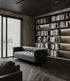 Anatolia - La Marca - Nero Venato - Bordure bullnose porcelaine adouci 3 x 12 po ||4502-0289-1 - Ceramed