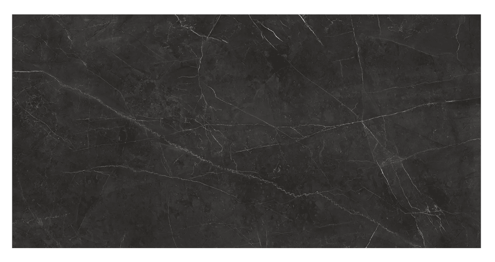 Anatolia - La Marca - Nero Venato - Carreau de porcelaine adouci rectifié 60 x 120 cm (24 x 48 in) ||4500-0836-2 - Ceramed