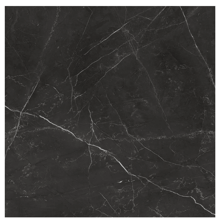 Anatolia - La Marca - Nero Venato - Carreau de porcelaine adouci rectifié 60 x 60 cm (24 x 24 in) ||4500-0869-2 - Ceramed