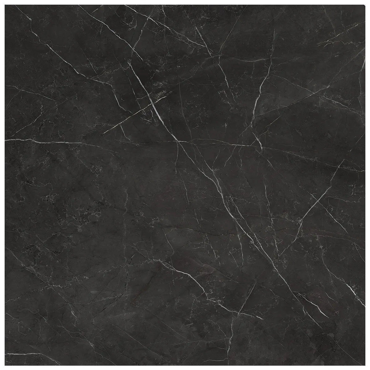 Anatolia - La Marca - Nero Venato - Carreau de porcelaine adouci rectifié 80 x 80 cm (32 x 32 in) ||4500-0853-4 - Ceramed