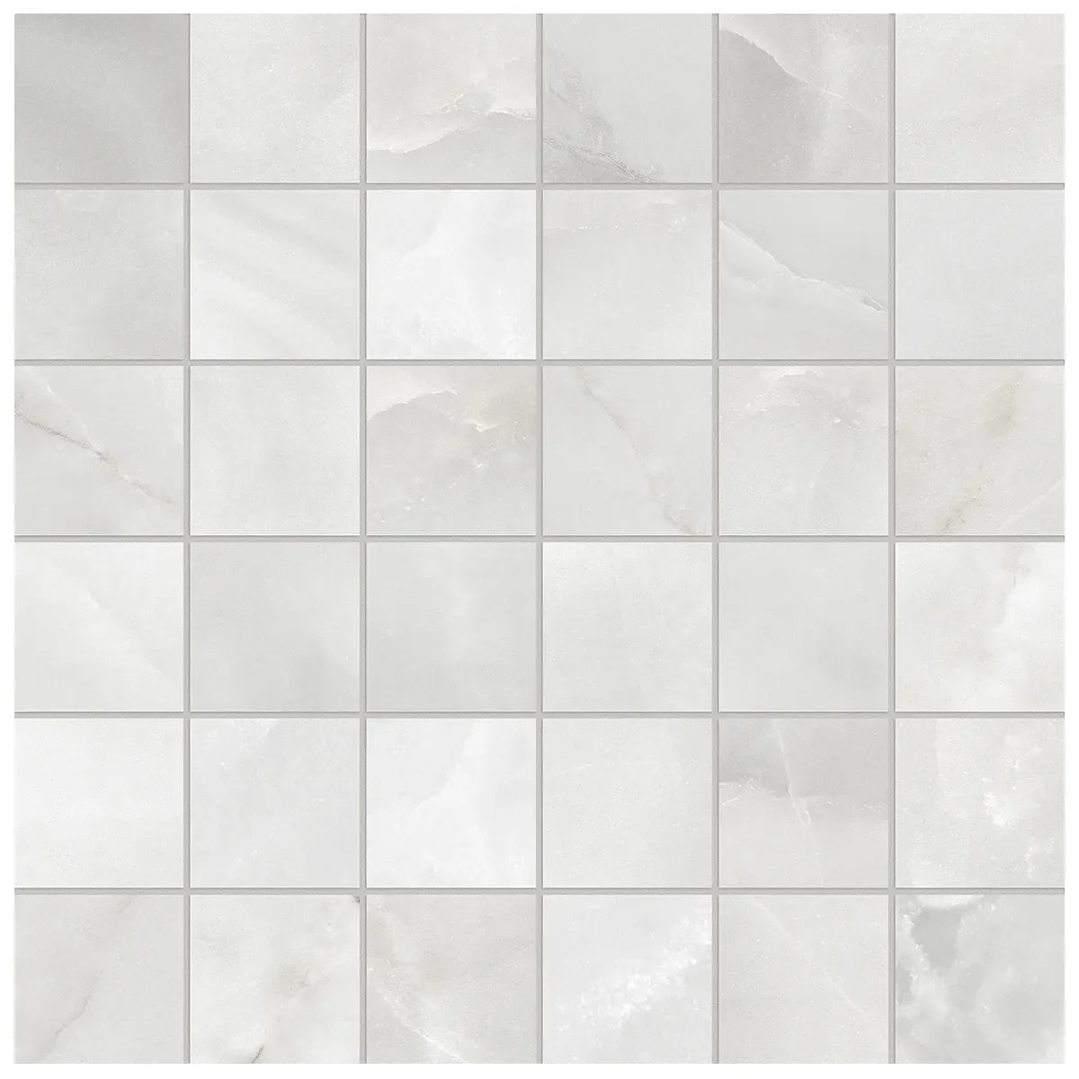 Anatolia - La Marca - Onyx Nuvolato - Mosaïque Square 2 x 2 po adouci ||4501-0372-2 - Ceramed