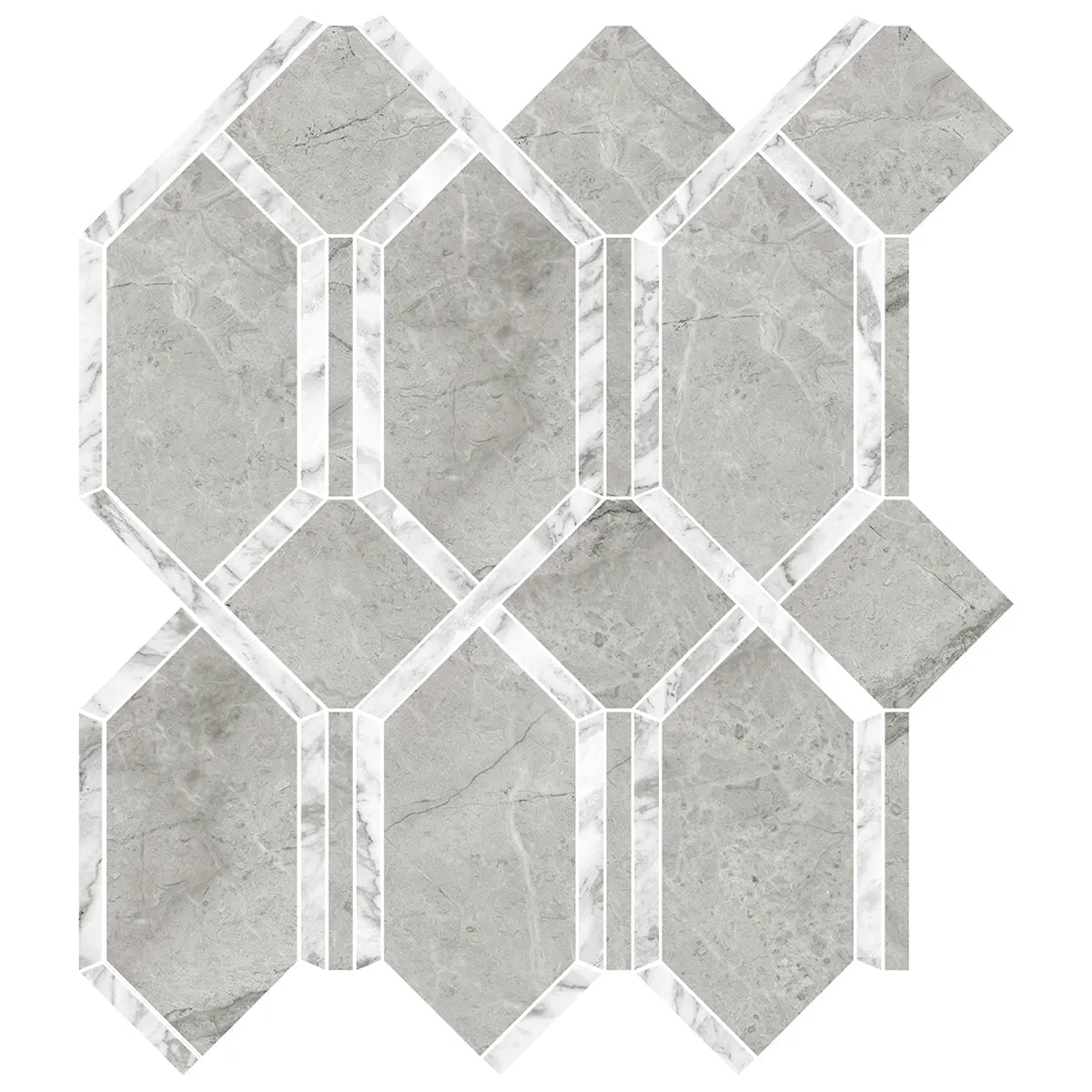 Anatolia - La Marca - Paradiso Argento - Mosaïque Modella poli ||4501-0409-0 - Ceramed