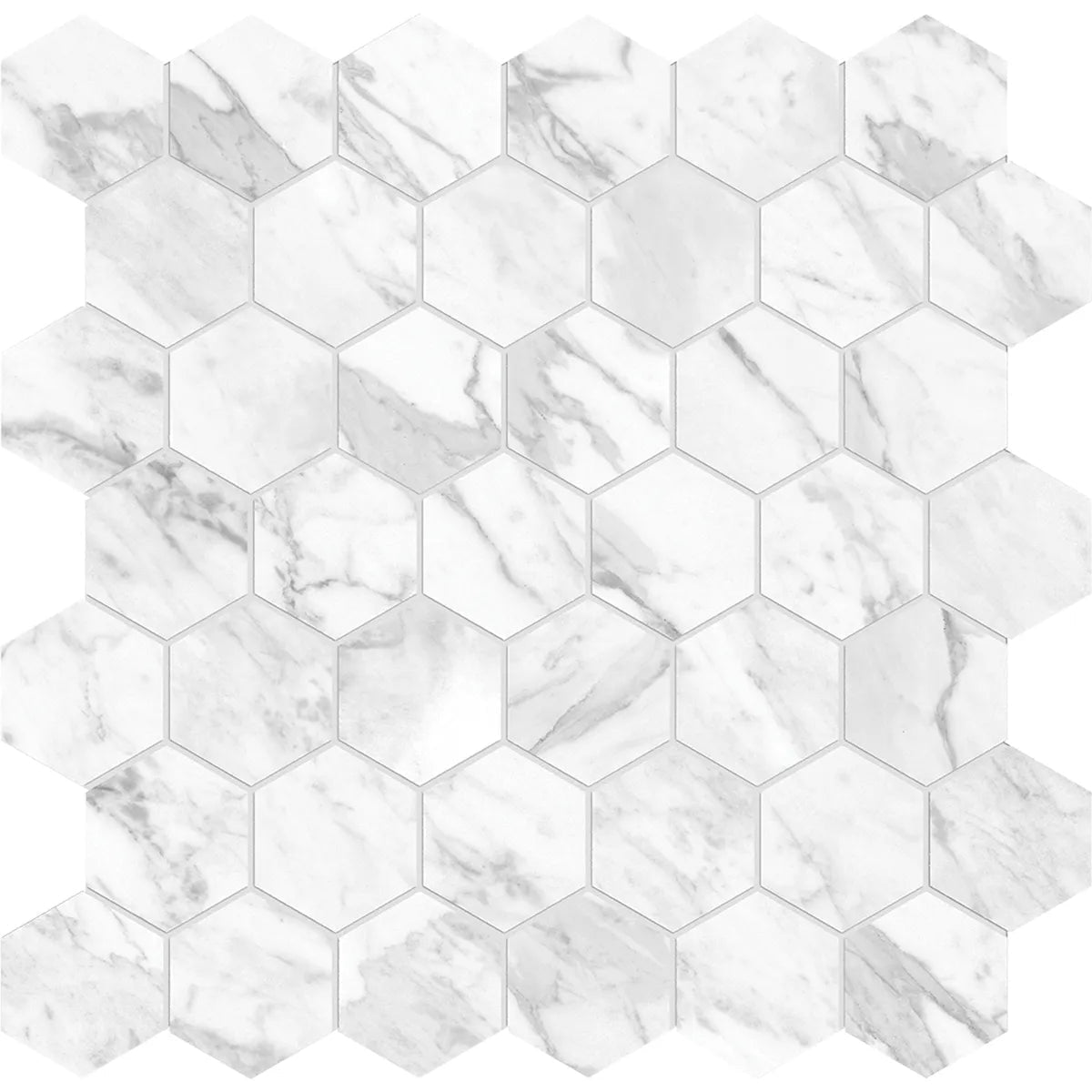 Anatolia - La Marca - Statuarietto - Mosaïque Hexagone 2 po poli ||4501-0341-1 - Ceramed