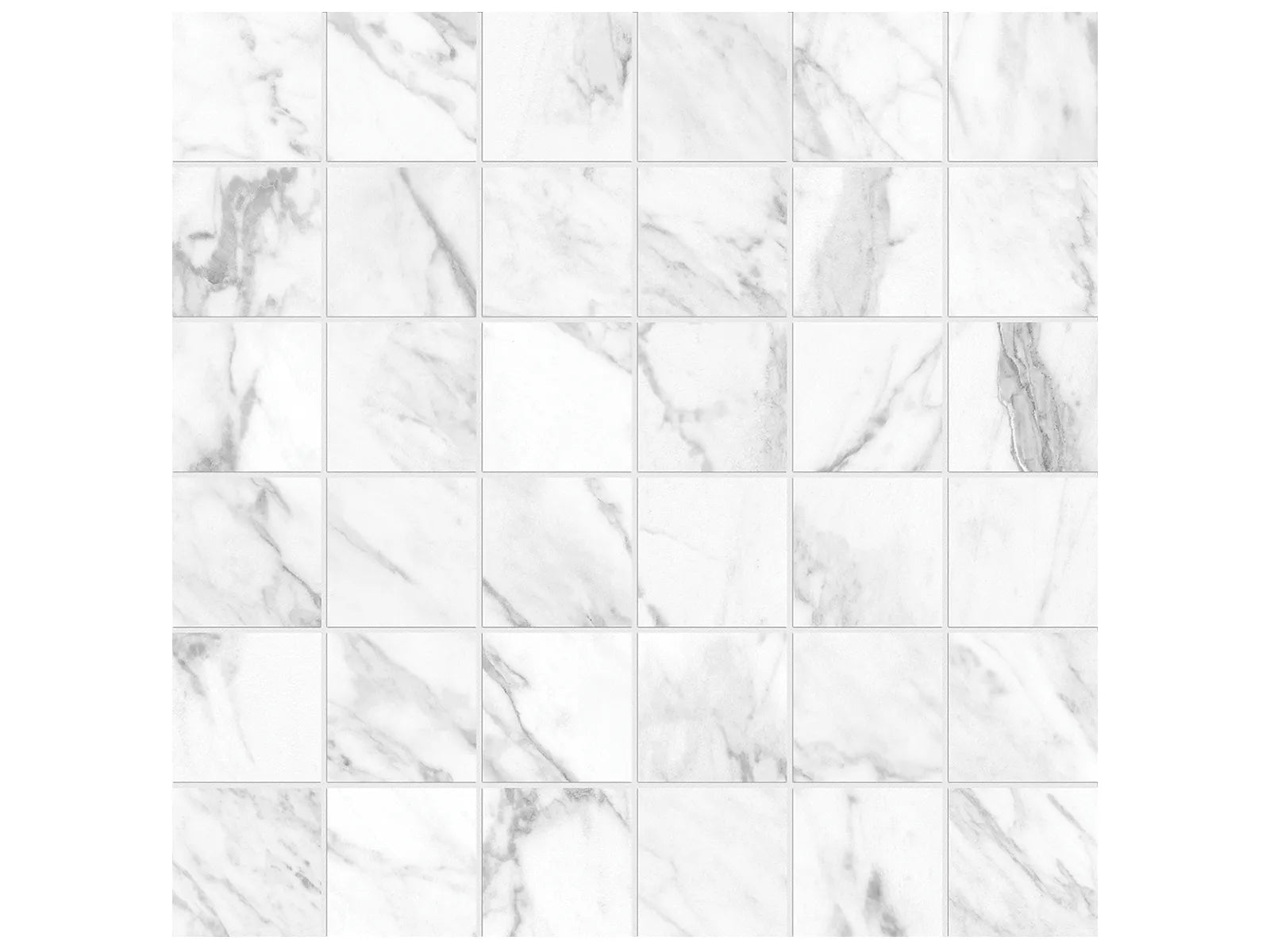 Anatolia - La Marca - Statuarietto - Mosaïque Square 2 x 2 po adouci ||4501-0368-2 - Ceramed