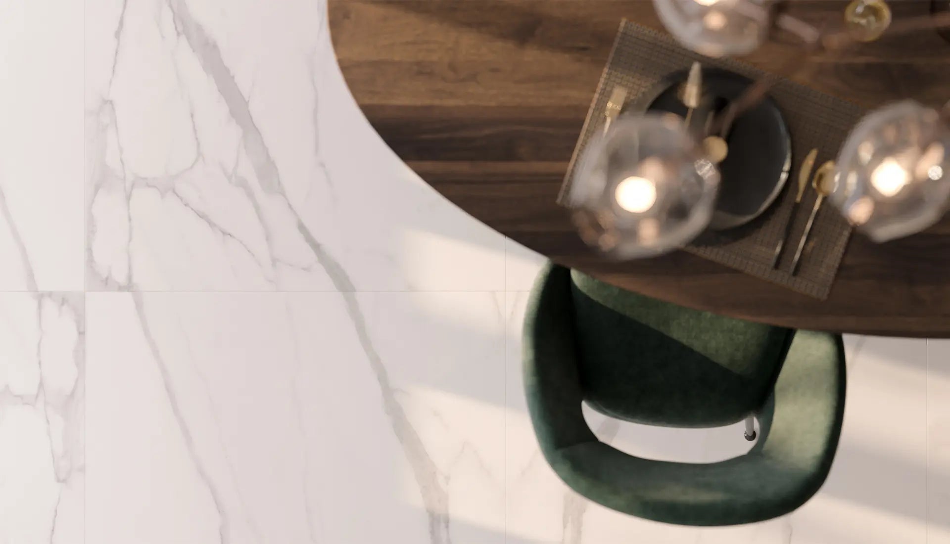 Anatolia - La Marca - Statuario Nuovo - Bordure bullnose porcelaine adouci 3 x 12 po ||4502-0297-1 - Ceramed