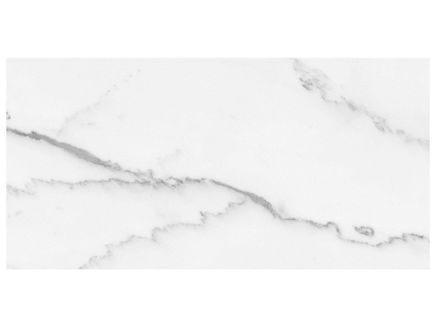 Anatolia - Lumino - Bianco - Tuile de porcelaine émaillée aspect pierre, fini mat, 30 x 60 cm (12 x 24 po)