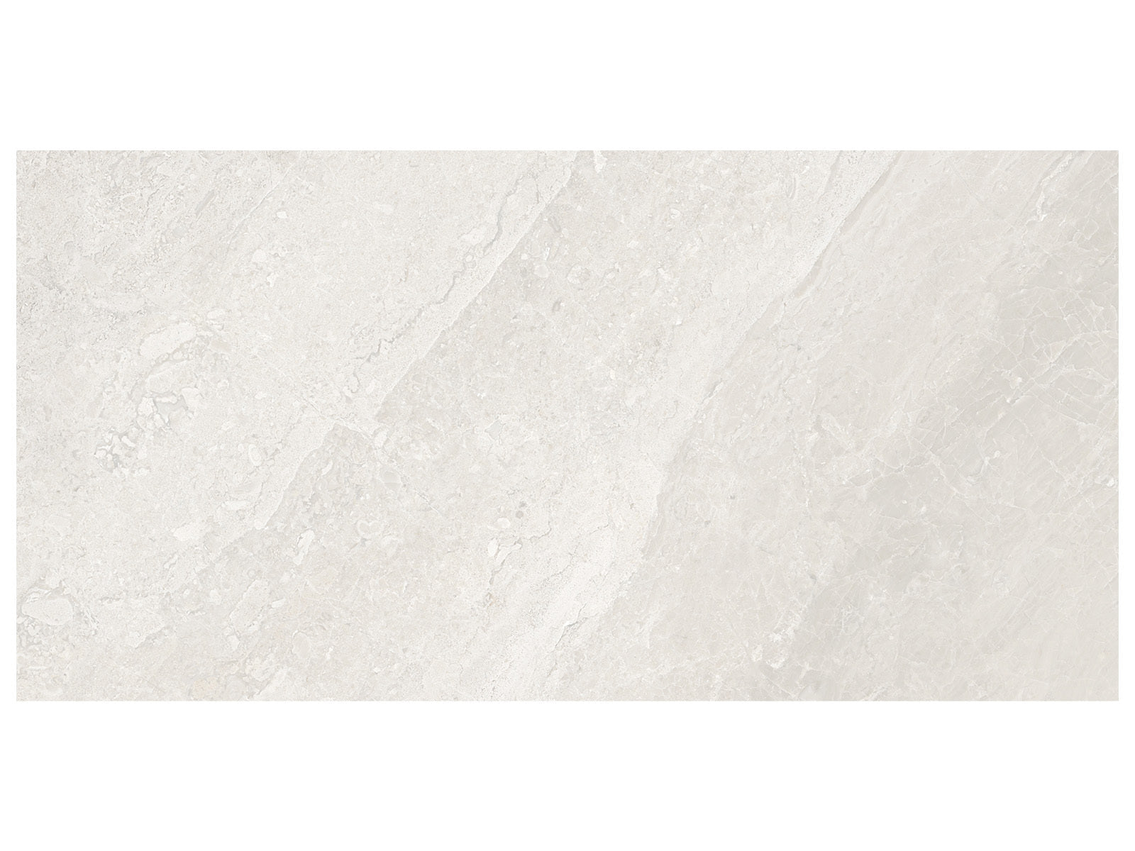 Anatolia - Lumino - Ivory - Tuile de porcelaine émaillée aspect pierre 12 x 24 po mat