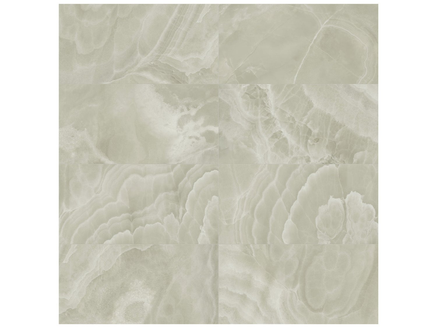 Anatolia - Lustra - Onyx Sage - Tuile de porcelaine Colorsync aspect onyx, fini adouci 60 x 120 cm (24 x 48 po)