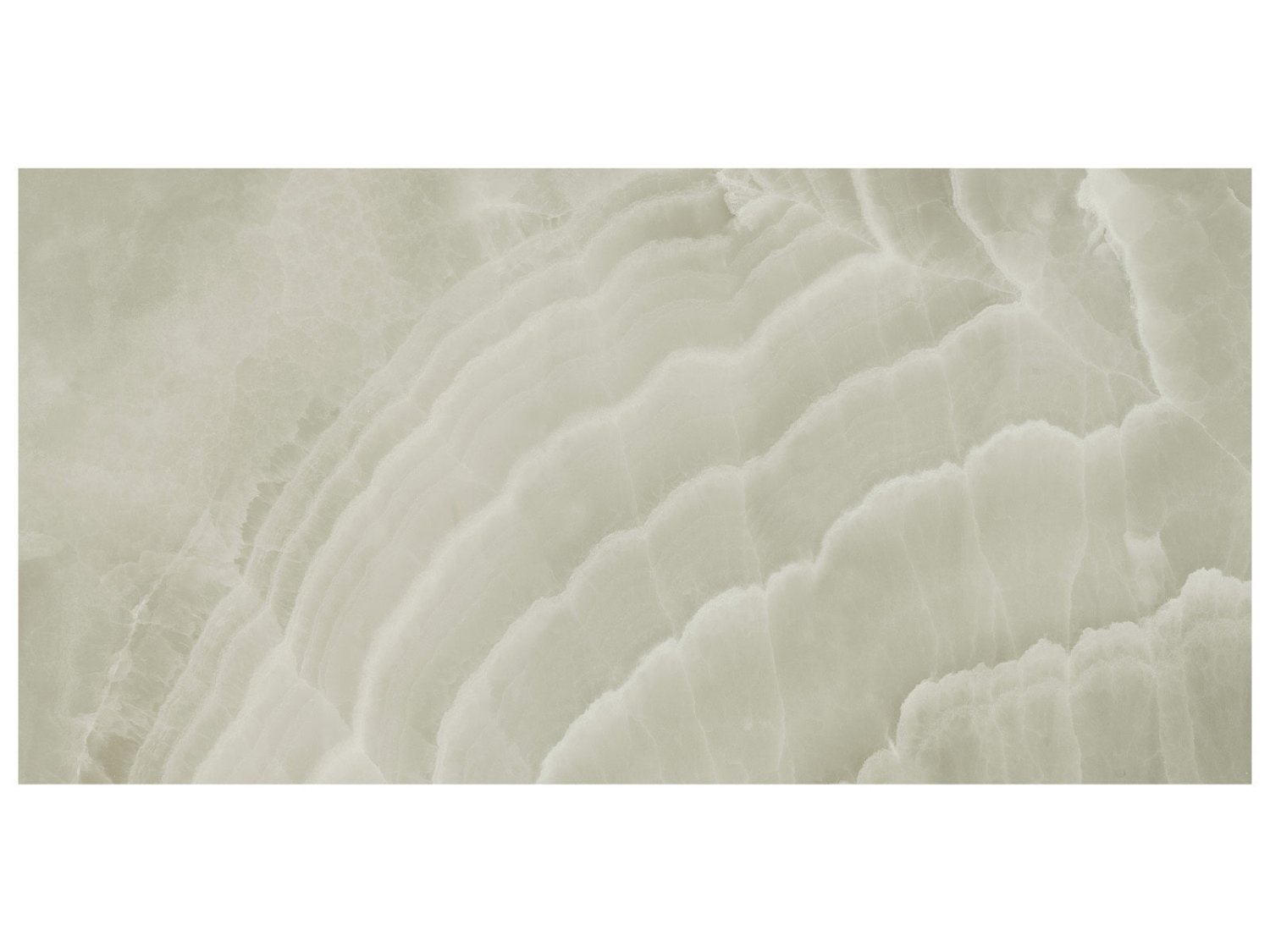 Anatolia - Lustra - Onyx Sage - Tuile de porcelaine Colorsync aspect onyx, fini adouci 60 x 120 cm (24 x 48 po)