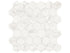 Anatolia - Majesto - Ariel Bianco - Mosaïque hexagonale de porcelaine colorée dans la masse adoucie 5 cm (2 po)