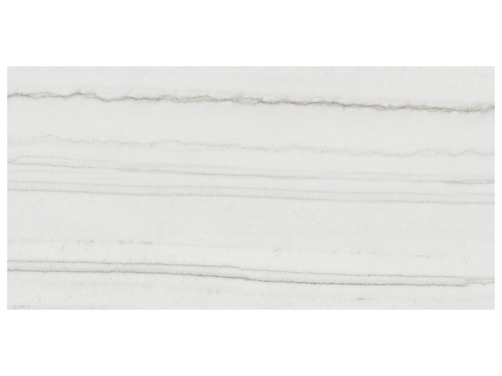 Anatolia - Majesto - Bianco Stratura - Tuile de porcelaine colorée dans la masse rectifiée aspect pierre 12 x 24 po