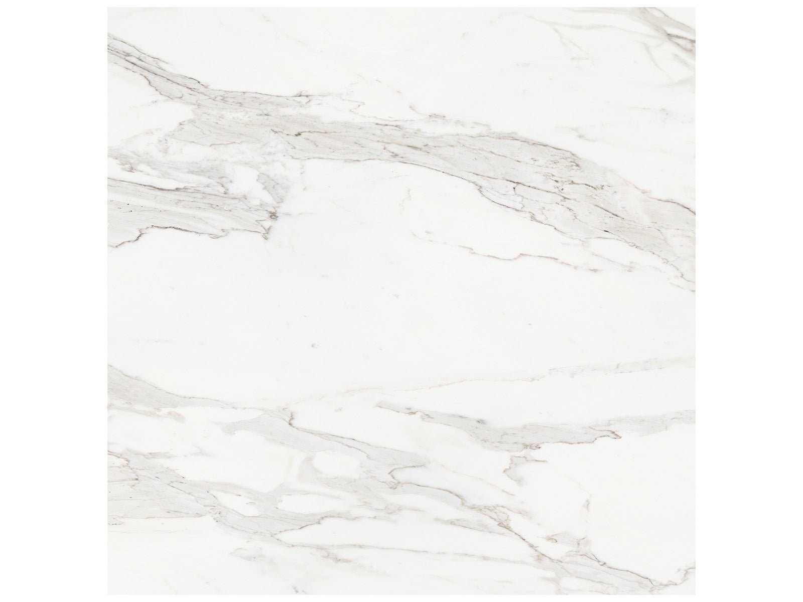Anatolia - Majesto - Calacatta Borghini - Tuile de porcelaine colorée dans la masse rectifiée aspect pierre 24 x 48 po