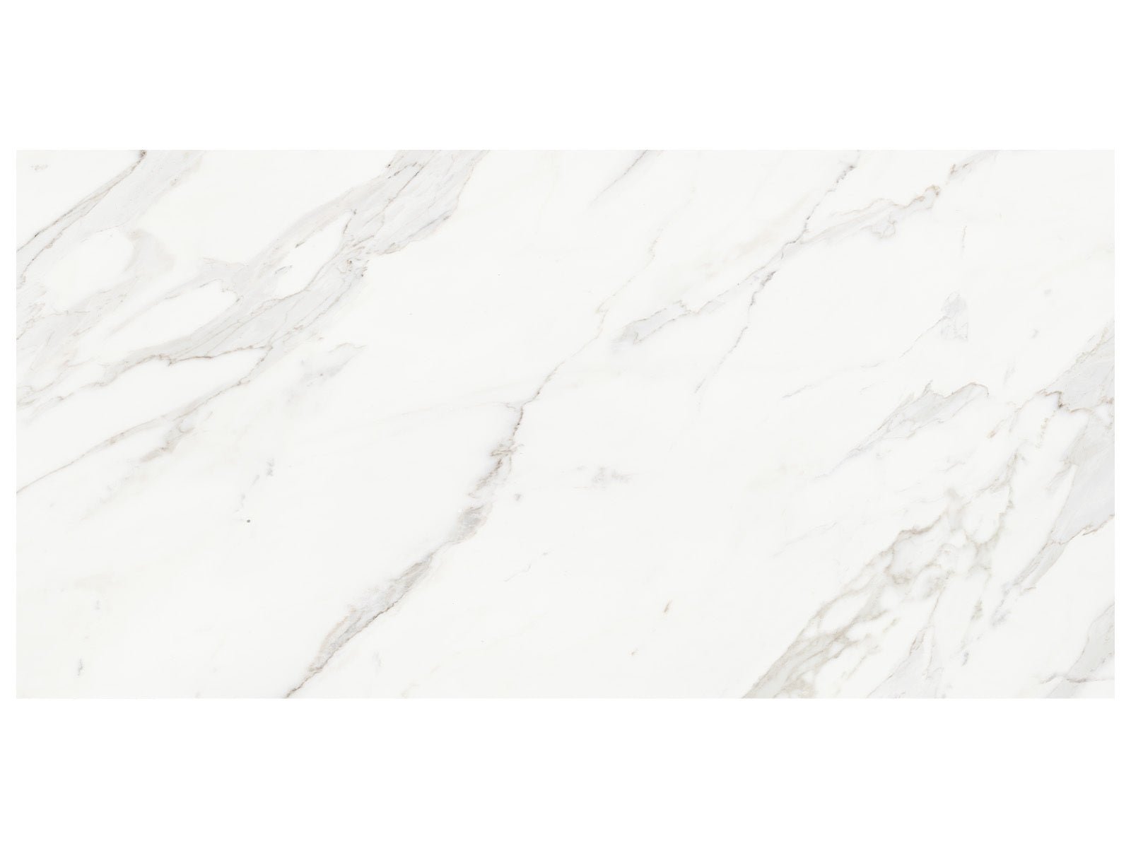 Anatolia - Majesto - Calacatta Borghini - Tuile de porcelaine colorée dans la masse rectifiée aspect pierre 24 x 24 po