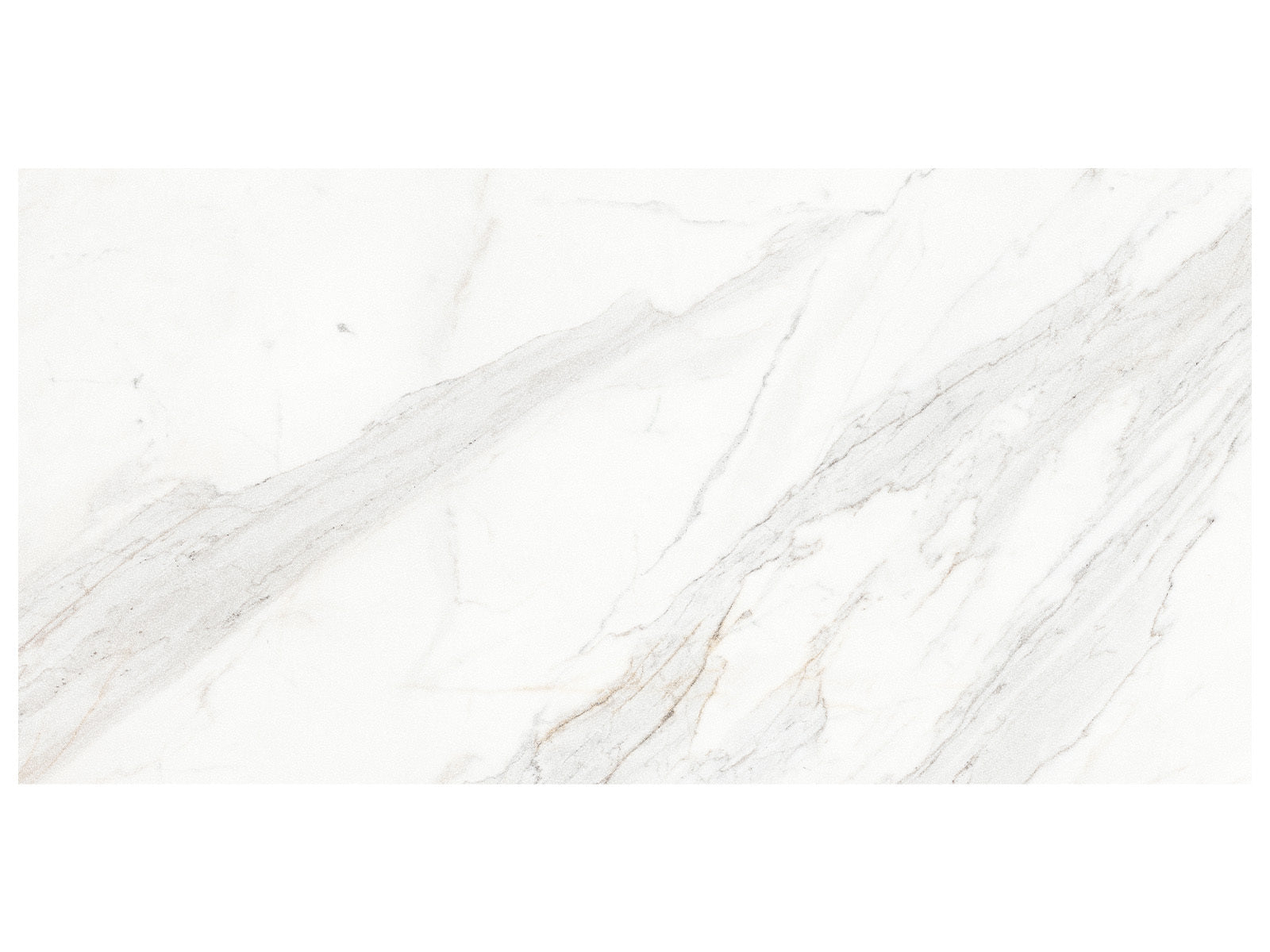 Anatolia - Majesto - Calacatta Borghini - Tuile de porcelaine colorée dans la masse rectifiée aspect pierre 24 x 24 po