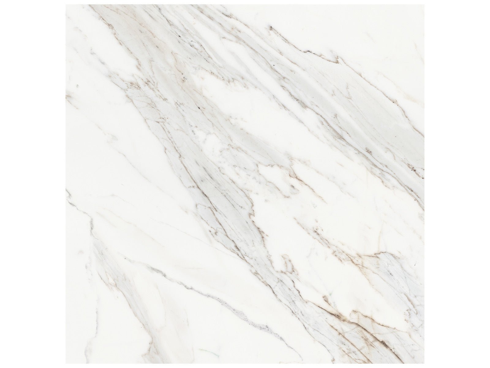Anatolia - Majesto - Calacatta Borghini - Tuile de porcelaine colorée dans la masse rectifiée aspect pierre 12 x 24 po