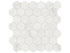 Anatolia - Majesto - Calacatta Cremo - Mosaïque hexagonale de porcelaine colorée dans la masse adoucie 5 cm (2 po)