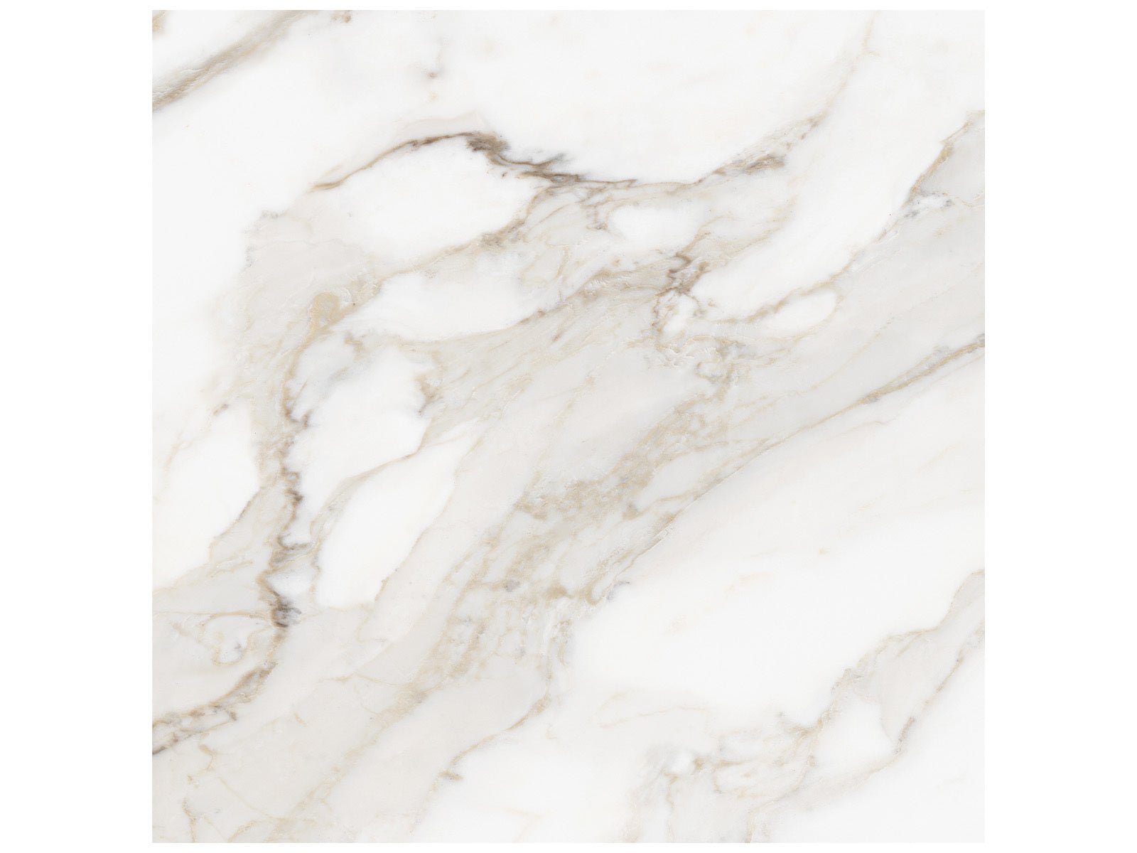 Anatolia - Majesto - Calacatta Oro - Tuile de porcelaine colorée dans la masse rectifiée aspect pierre 24 x 24 po
