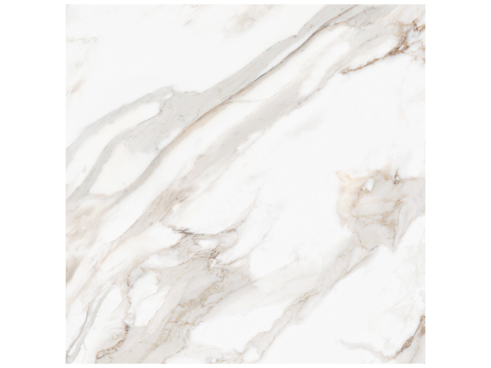 Anatolia - Majesto - Calacatta Oro - Tuile de porcelaine colorée dans la masse rectifiée aspect pierre 36 x 36 po