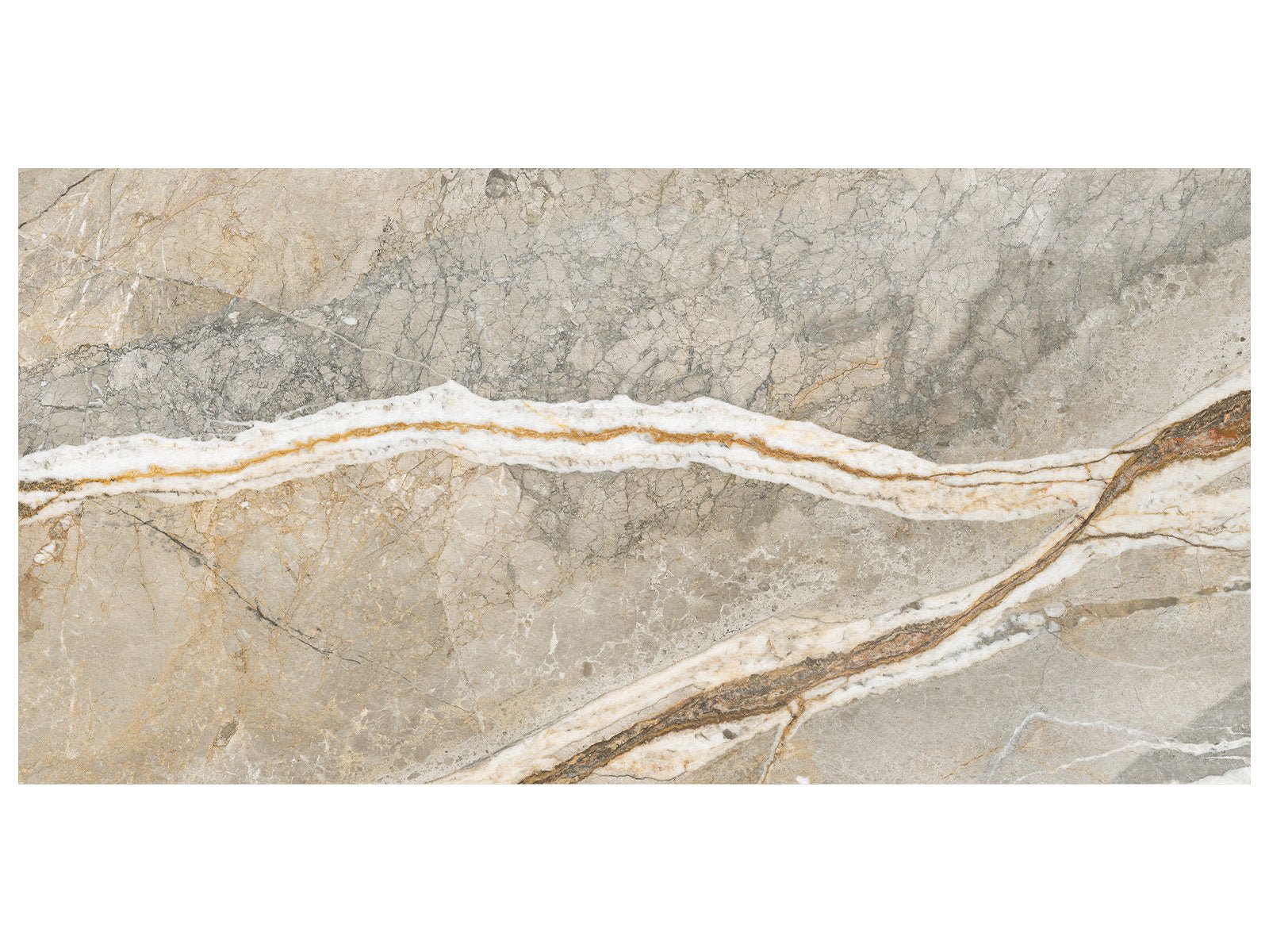 Anatolia - Majesto - Foresta - Tuile de porcelaine colorée dans la masse rectifiée aspect pierre 24 x 48 po