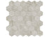 Anatolia - Majesto - Taj Mahal - Mosaïque hexagonale de porcelaine colorée dans la masse adoucie 5 cm (2 po)