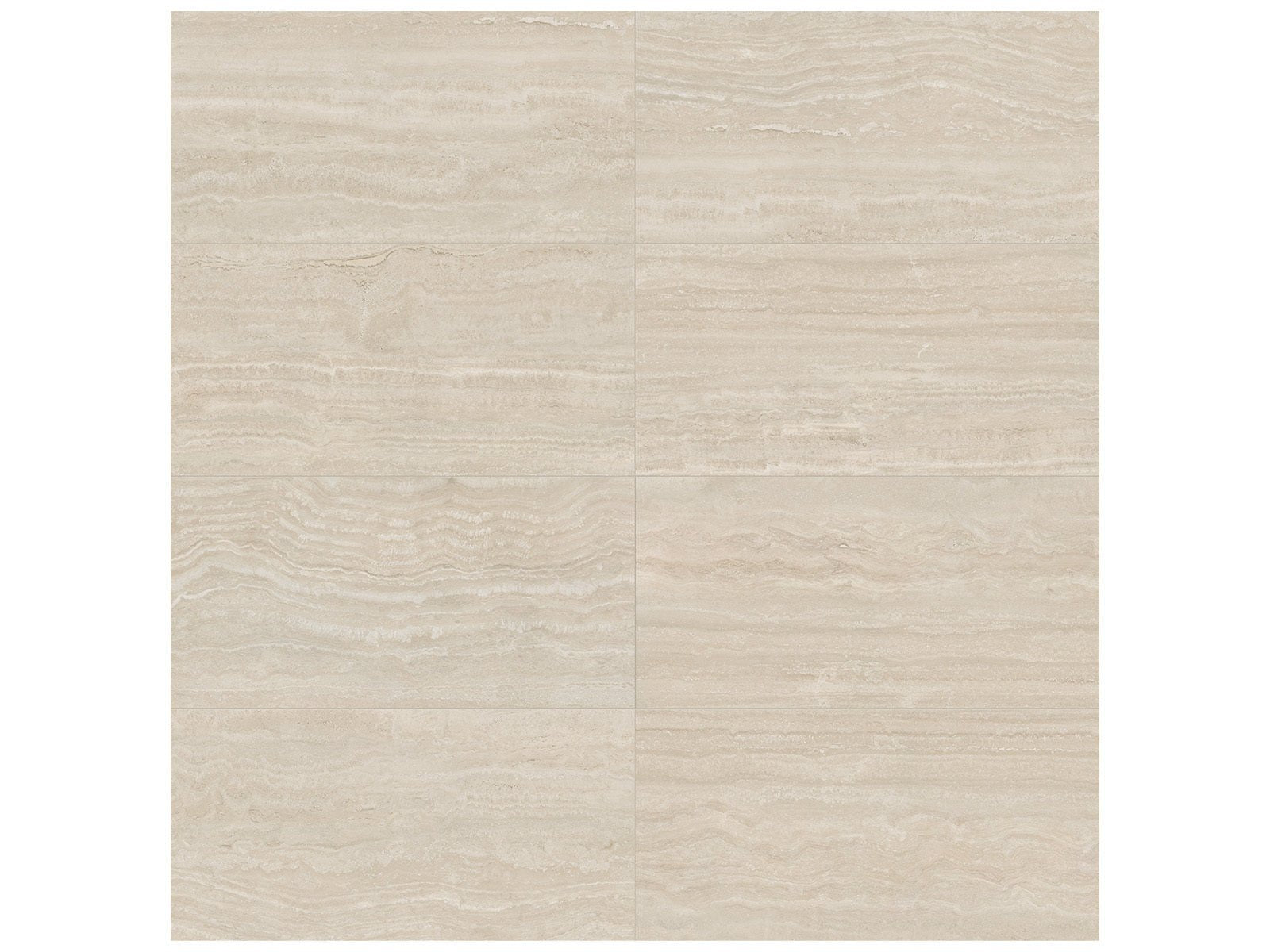 Anatolia - Majesto - Travertino Classico - Dalle de patio de porcelaine colorée dans la masse grainée rectifiée 20 mm