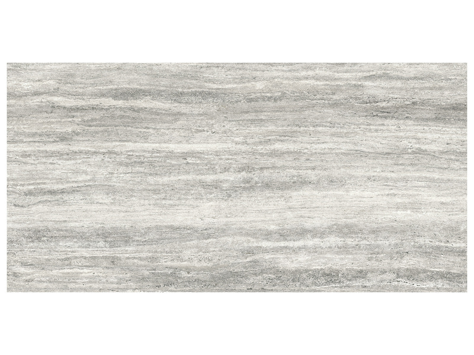 Anatolia - Majesto - Travertino Titanium - Tuile de porcelaine colorée dans la masse rectifiée aspect pierre 24 x 48 po