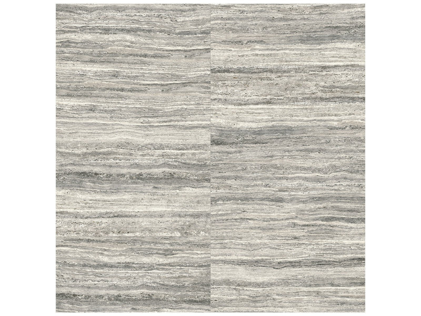 Anatolia - Majesto - Travertino Titanium - Dalle de patio de porcelaine colorée dans la masse grainée rectifiée 20 mm