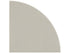 Anatolia - Marmiline - Ash - Tablette d'angle en pierre reconstituée polie 22,6 cm (8,9 po) - boîte de 10