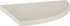 Anatolia - Marmiline - Ash - Tablette d'angle en pierre reconstituée polie 22,6 cm (8,9 po) - boîte de 10 - vue 3D