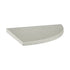 Anatolia - Marmiline - Fog - Tablette d'angle en pierre reconstituée polie 22,6 cm (8,9 po) - boîte de 10 - vue 3D
