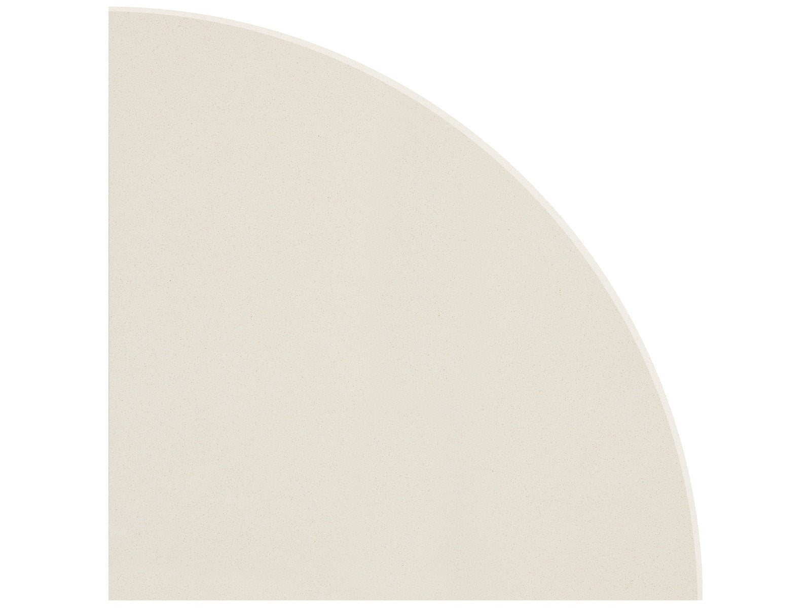 Anatolia - Marmiline - Ivory - Tablette d'angle en pierre reconstituée polie 22,6 cm (8,9 po) - boîte de 10