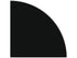 Anatolia - Marmiline - Midnight - Tablette d'angle en pierre reconstituée polie 22,6 cm (8,9 po) - boîte de 10
