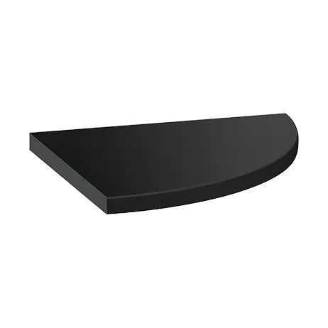 Anatolia - Marmiline - Midnight - Tablette d'angle en pierre reconstituée polie 22,6 cm (8,9 po) - boîte de 10 - vue 3D