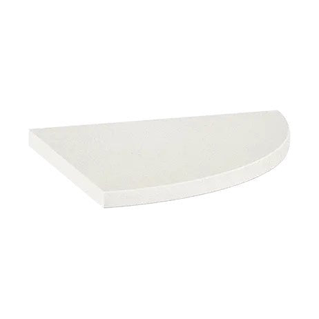 Anatolia - Marmiline - Mist - Tablette d'angle en pierre reconstituée polie 22,6 cm (8,9 po) - boîte de 10 - vue 3D