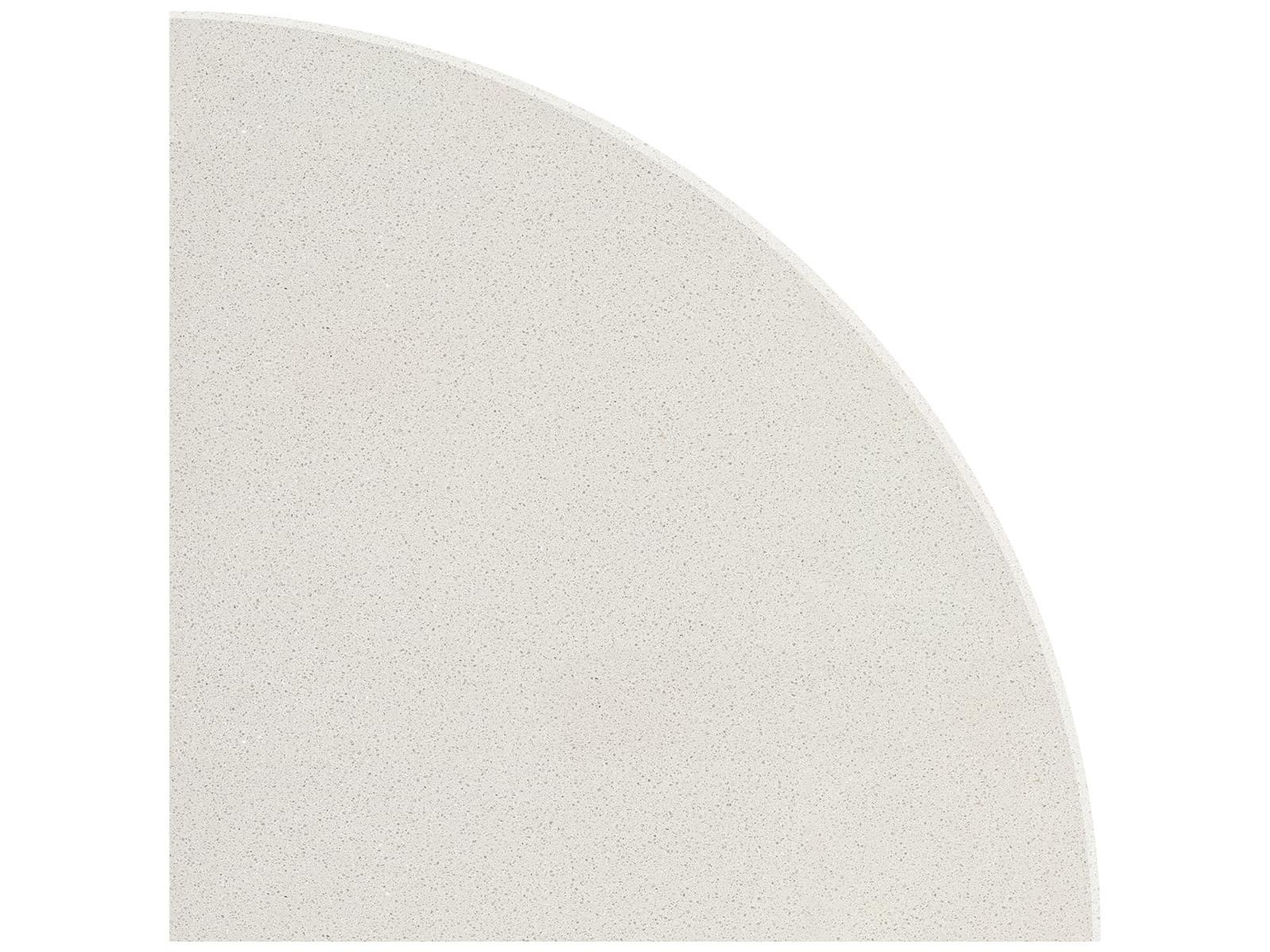 Anatolia - Marmiline - Mist - Tablette d'angle en pierre reconstituée polie 22,6 cm (8,9 po) - boîte de 10