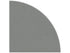 Anatolia - Marmiline - Shadow - Tablette d'angle en pierre reconstituée polie 22,6 cm (8,9 po) - boîte de 10